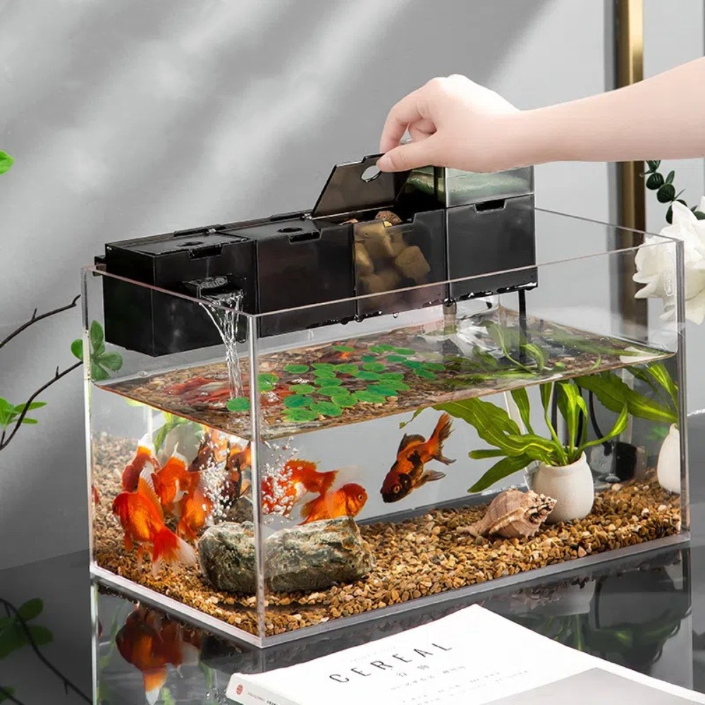 Aquael Filter Fzn - Three-in-one External Aquarium Filter Plastic Silent