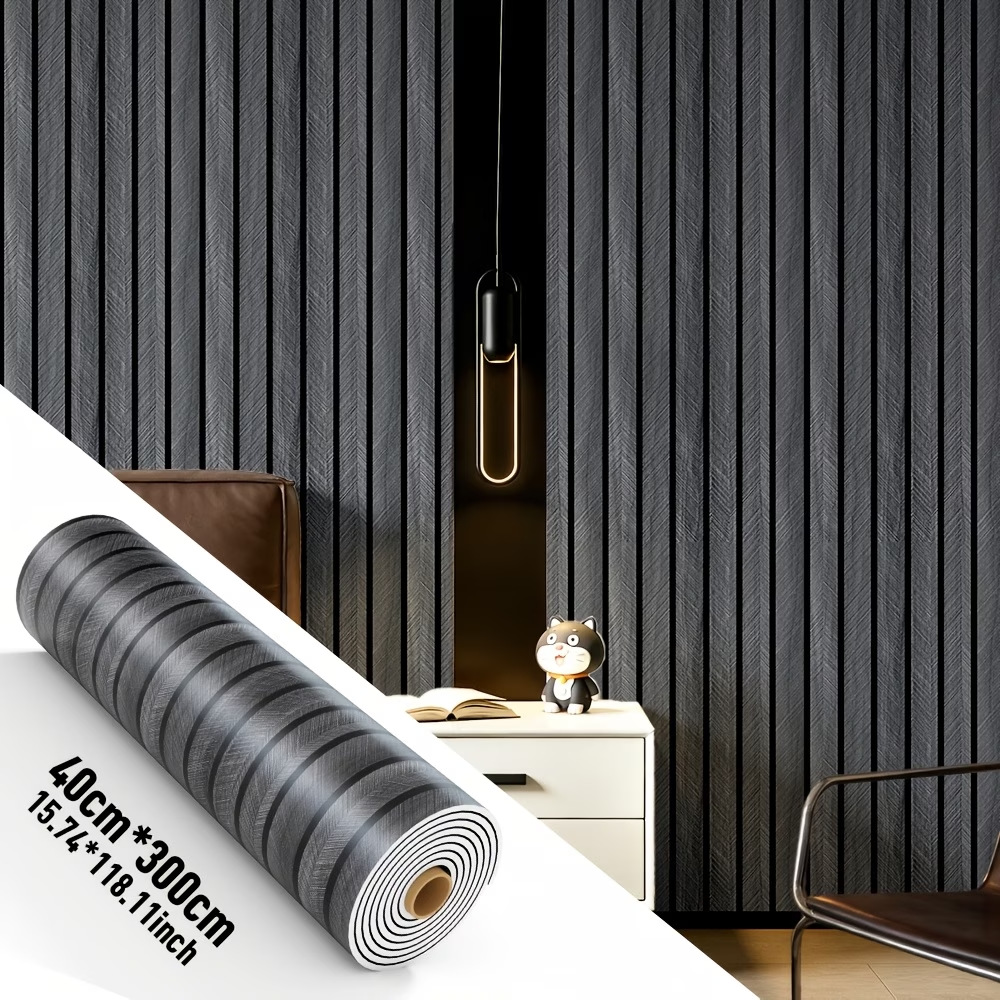 Self-Adhesive Wood Grain Wall  - Pvc Panel Background recension och pris