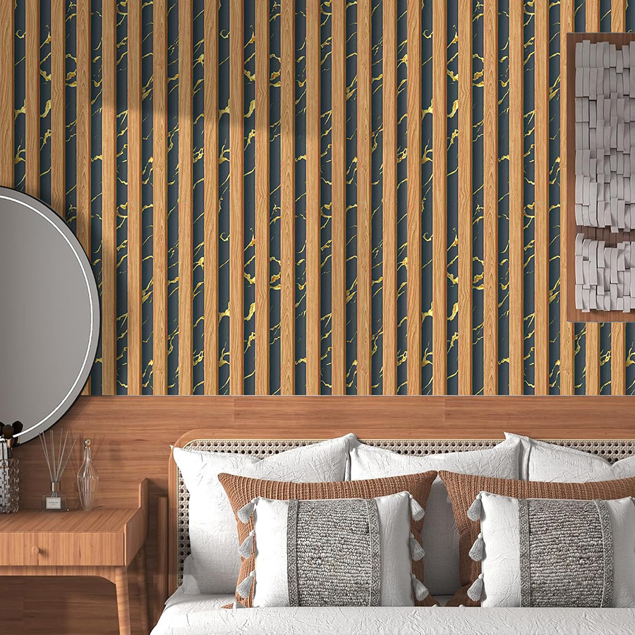 Yellow Grid Striped Self-adhes - Pvc Panel Background recension och pris