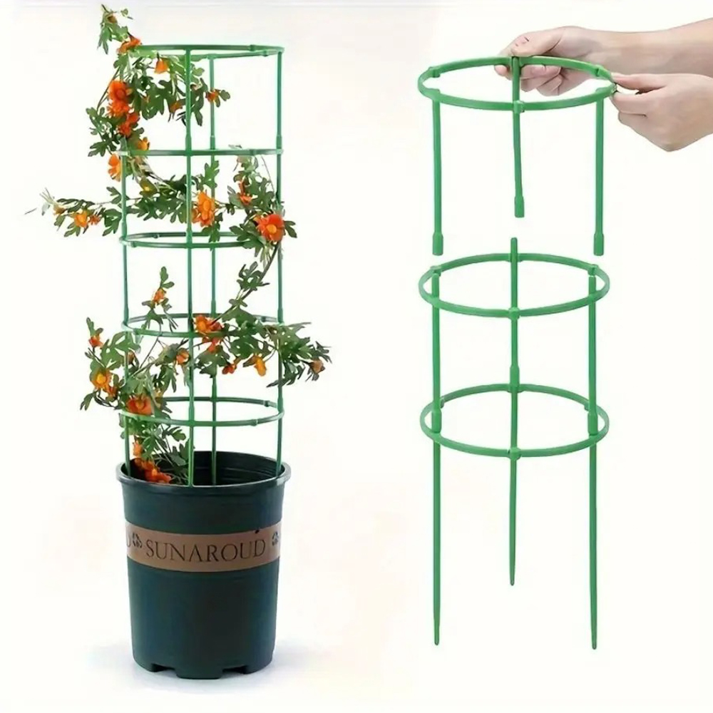 Half Round Plastic Plant Suppo - Vine Climbing Plastic recension och pris