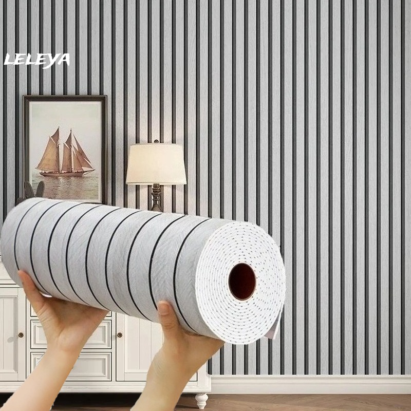 Self Adhesive Wood Grain Wall  - Pvc Panel Background recension och pris