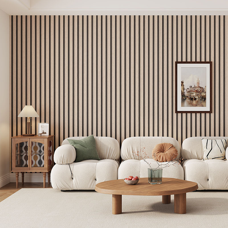 Self Adhesive Wood Grain Wall  - Pvc Panel Background recension och pris