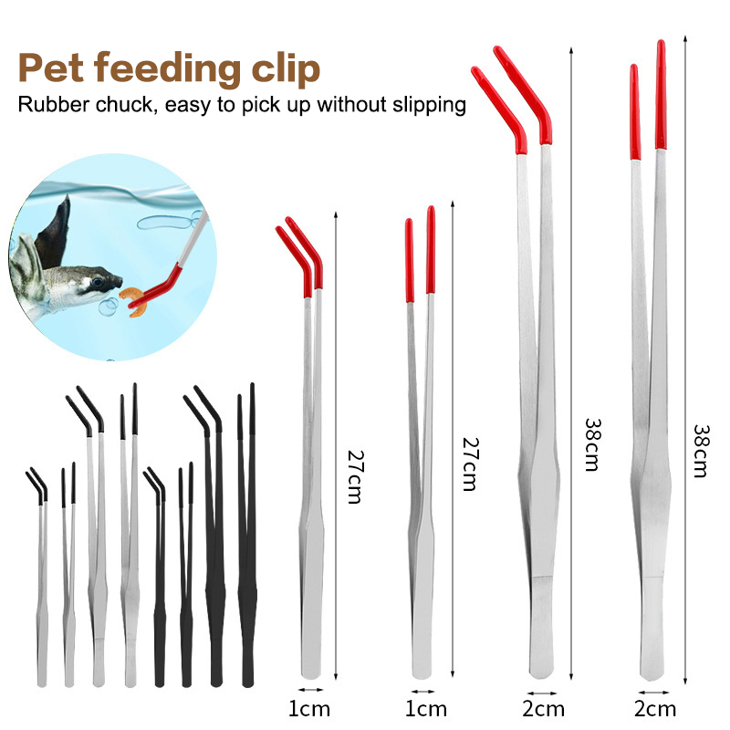 Stainless Steel Reptile Feedin - Feeding Tong Stainless recension och pris