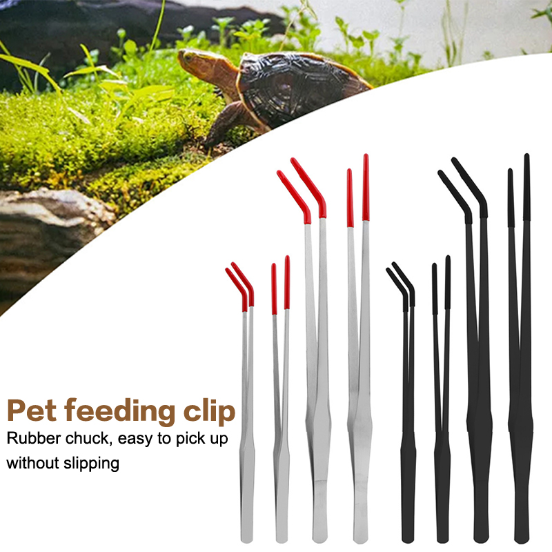 Hot Stainless Steel Reptile Wi - Feeding Tong Stainless recension och pris